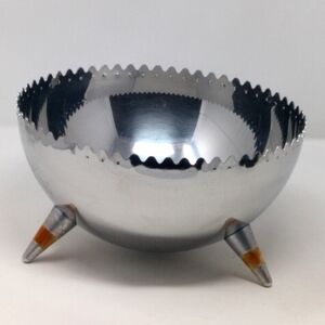 VINTAGE JOANNA LYLE ALESSI STAINLESS STEEL CHIMU BOWL